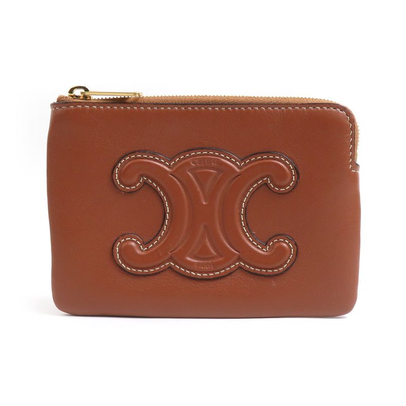 Celine Coin Case Cuir Triomphe