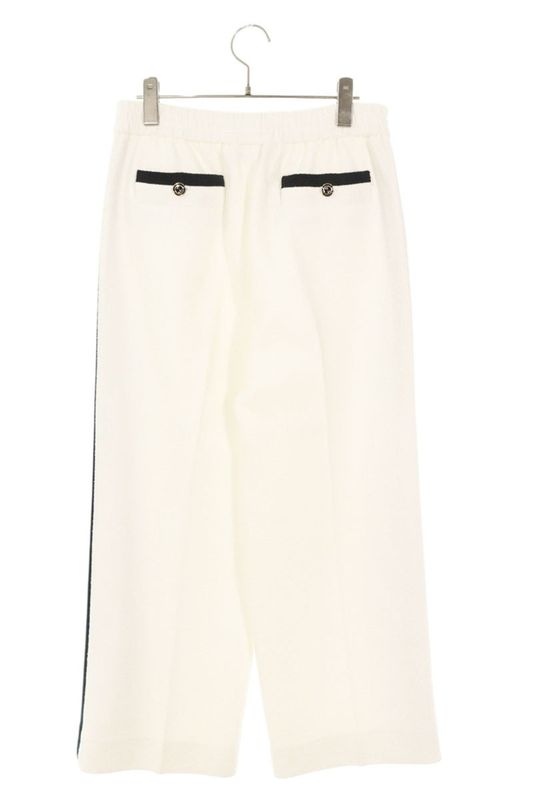 Gucci 24AW 788866 Zaqhx GG Button Wide Trouser Long Pants Women 44