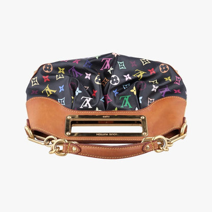 Louis Vuitton Judy PM Noir Black Monogram Multicolor M40258 Th5019