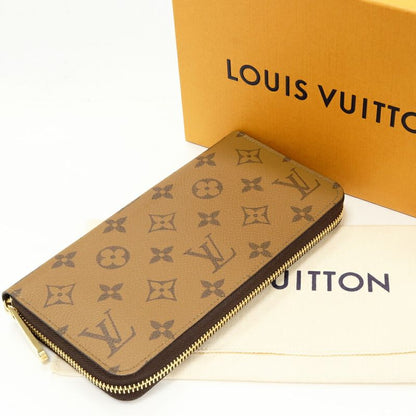 Louis Vuitton Round Zipper Long Wallet With Change Pocket Monogram Reverse