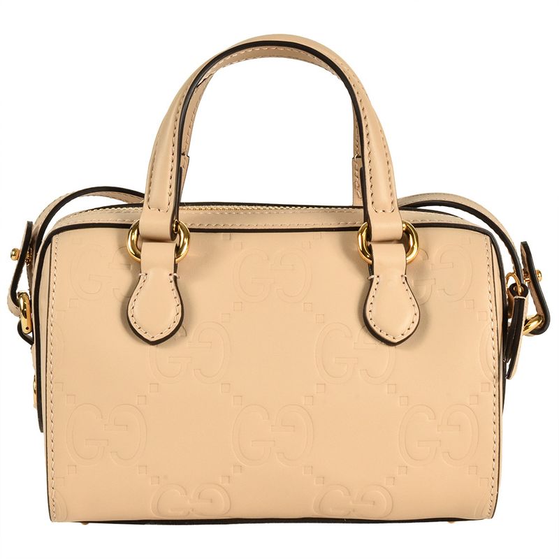 Gucci GG Supermini 2way Handbag Guccissima Leather 790130 Beige