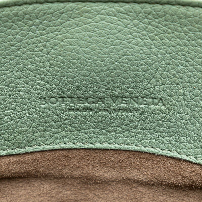 Bottega Veneta Intrecciato Roma Green Leather Women's Bottega Veneta