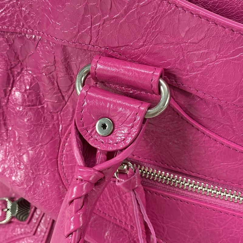Balenciaga Handbag Neo Kagol 792896 Pink Leather