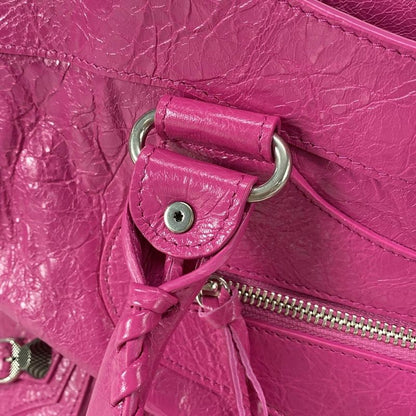Balenciaga Handbag Neo Kagol 792896 Pink Leather