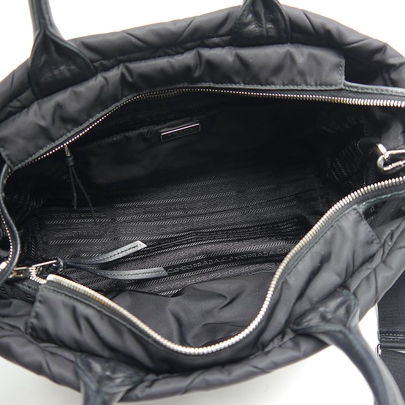 Prada Re-nylon Small Padded Tote Shoulder Bag 2WAY