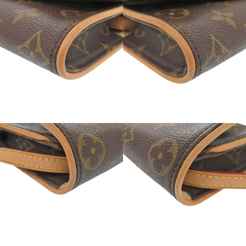 Louis Vuitton Pochette Twin PM Monogram M51854 Shoulder Bag LV 1047 Louis