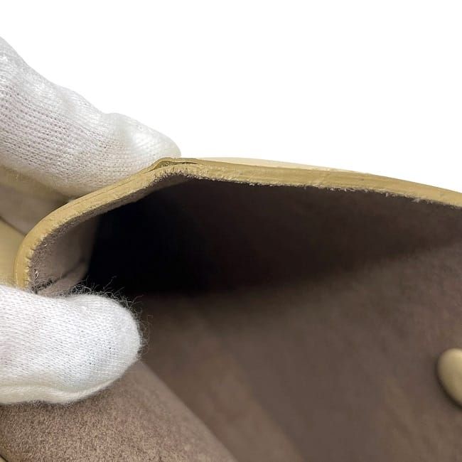 Celine Pouch Beige Excellent Condition Small Bag Leather Preowned Celine Hook