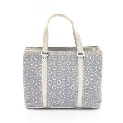 Celine Handbag C Macadam Light Blue Canvas Leather
