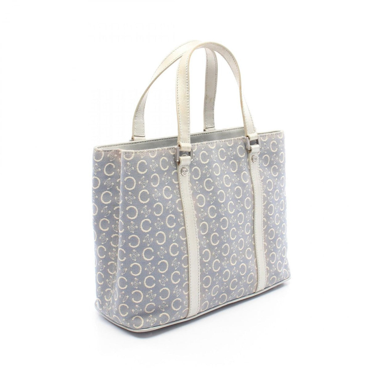 Celine Handbag C Macadam Light Blue Canvas Leather — view 2
