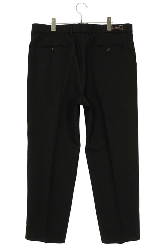Gucci 751787 Zanwy Logo Patch Slacks Long Pants Men's 54
