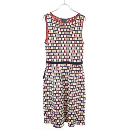 Fendi Block Knit Dress Fz9065 T4 K Mix 40