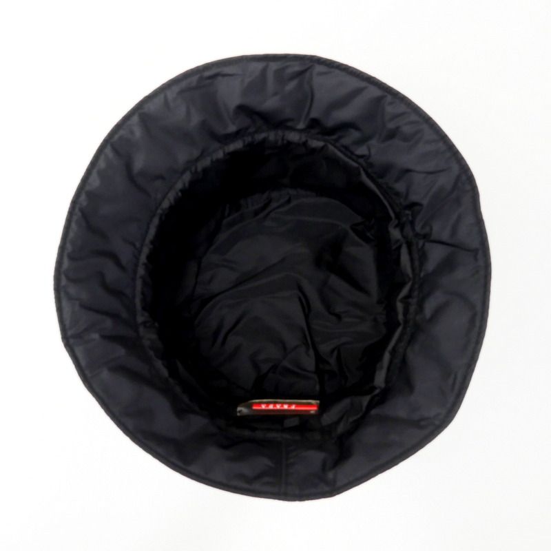 Prada Sports Prada Sports Hat Size M Bucket Hat Logo Black Made In Italy
