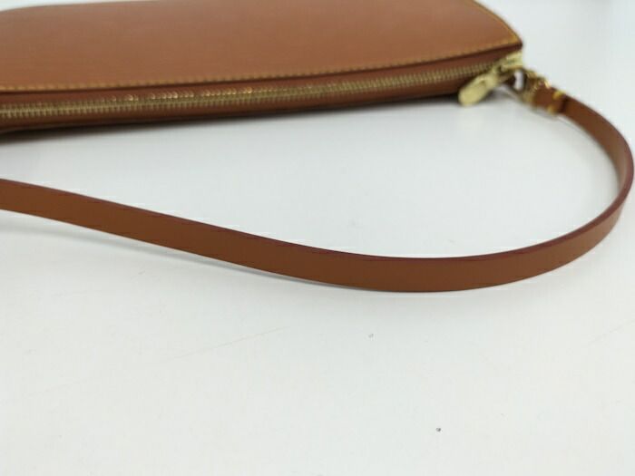 Louis Vuitton Pochette Accessoire Handbag Epi Leather Jibang Gold M52948