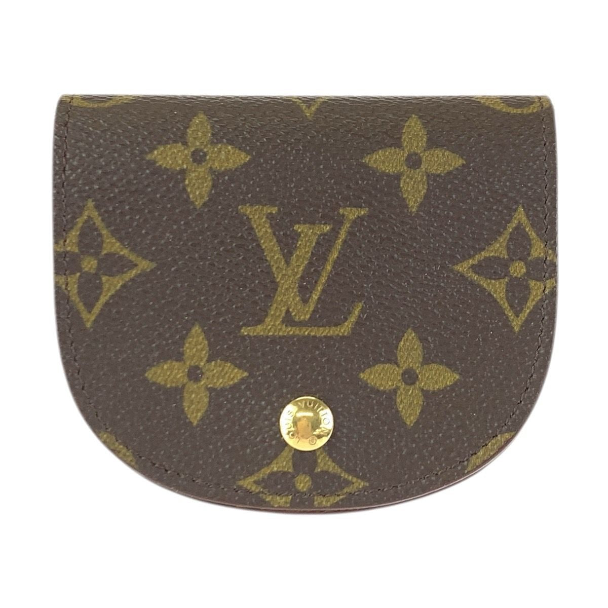 Louis Vuitton Monogram Porte-Monnaie Guse Brown Coin Purse