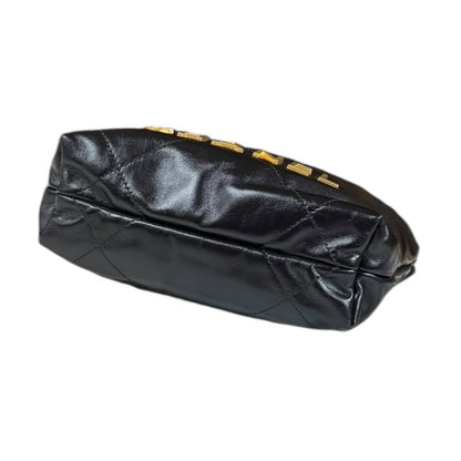 Chanel Mini Handbag Chanel 22 Shoulder Bag As3980 Black Ladies Chanel