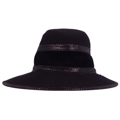 Hermes Hat Band Cashmere Velvet Velour Lamb Leather Men's Made In France 57