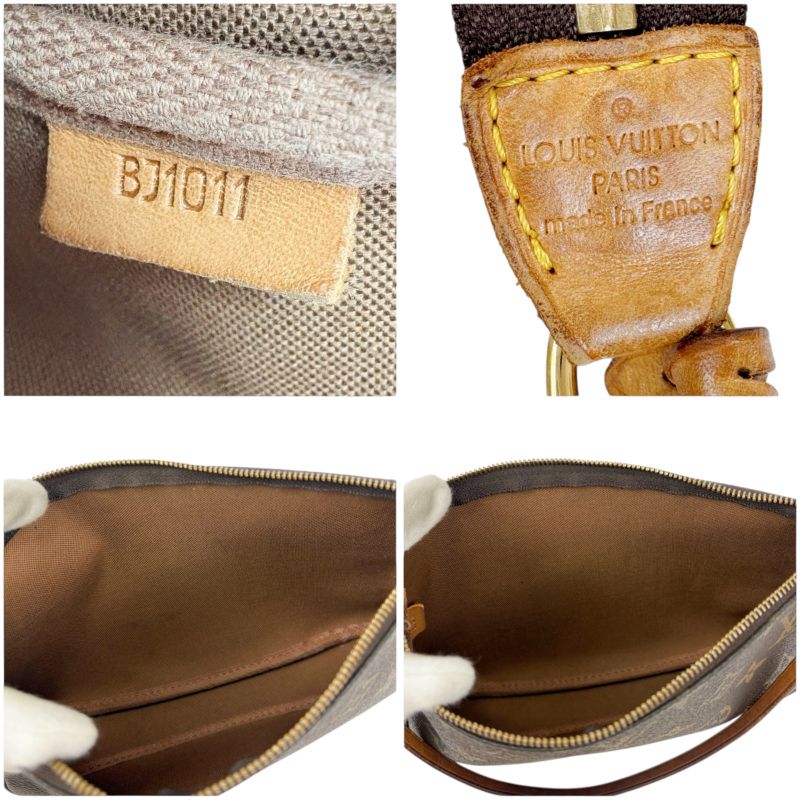 Louis Vuitton Accessoire Pochette Monogram Leather Accessory Pouch Mini Handbag