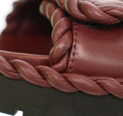 Bottega Veneta Jack Flat Sandals Barolo 35