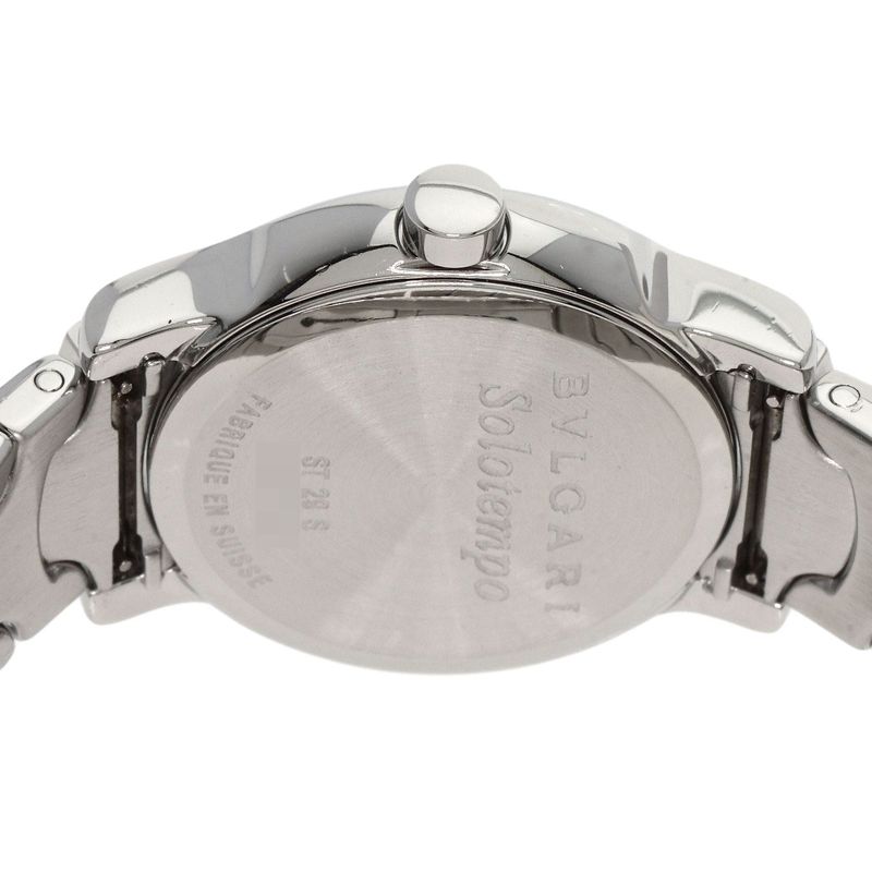 Bvlgari Bulgari St29s Solo Tempo Watch SS Ladies