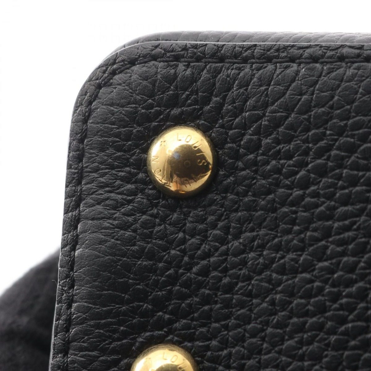 Louis Vuitton Handbag Capucines Mini 2-Way Noir Black Leather — view 7
