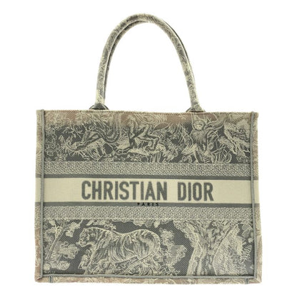 Christian DIOR - Toile De Jouy Reverse Book Tote Bag - Medium Canvas - Ivory -