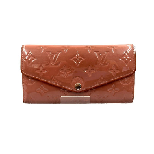 Louis Vuitton Monogram Vernis Portefeuille Sarah Long Wallet Vieux M90429