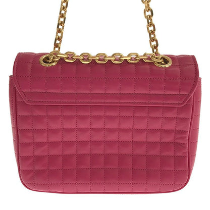 Celine - 2020 - Small C Quilted Calfskin Shoulder Bag With Bag - Pink - Women