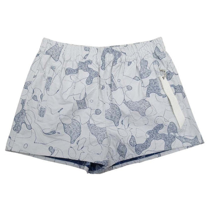 Dior Around the World All Over Pattern Shorts 34 Light Gray Navy