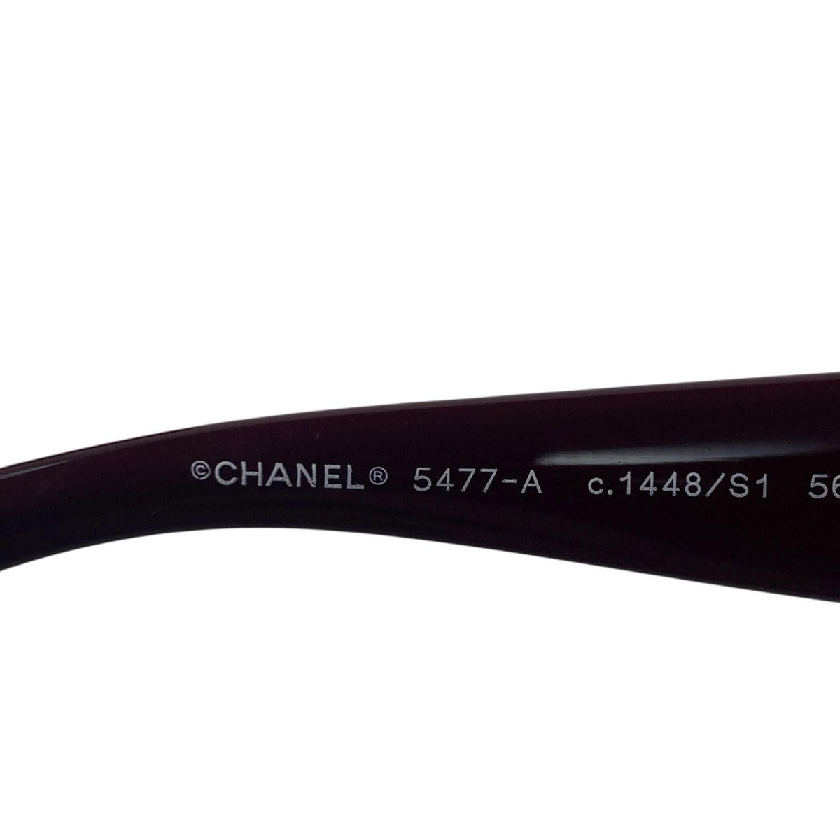 Chanel Faux Pearl CC Logo Sunglasses 56 — view 7