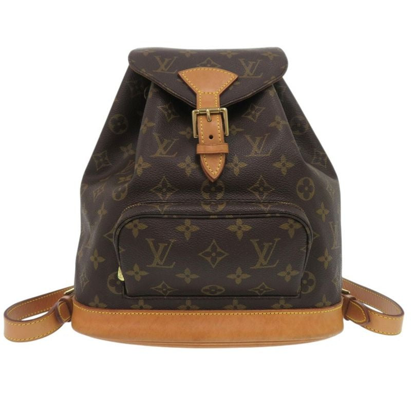 Louis Vuitton Montsouris MM Monogram Backpack Daypack 0503