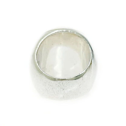 Gucci Silver Stone Ring 32.3g 925 Engraving 459236 Ring with Box