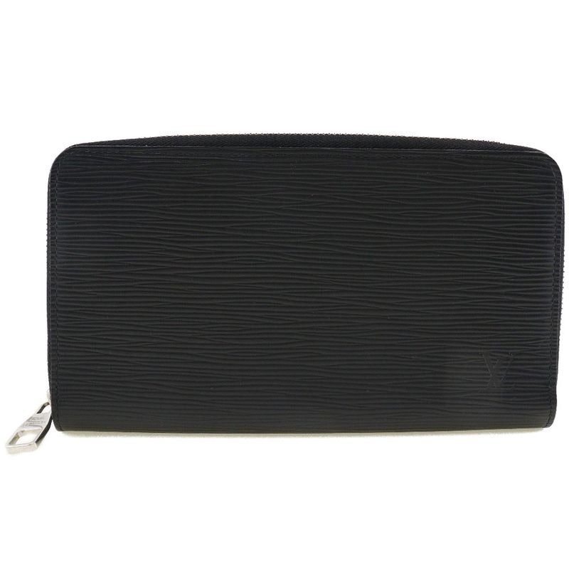 Louis Vuitton Zippy Organizer Epi Leather Noir Black Ca2136 Long