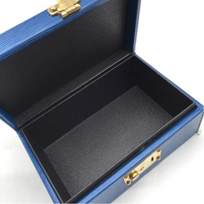 Louis Vuitton Epi Boite Atu Mini Trunk Blue Handbag