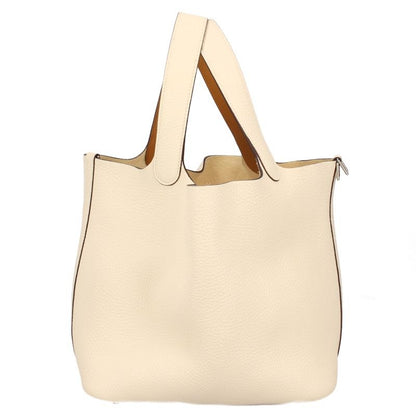 Hermes Picotin Lock MM Eclat Taurillon Clemence Swift Shoulder Bag Nata Gold