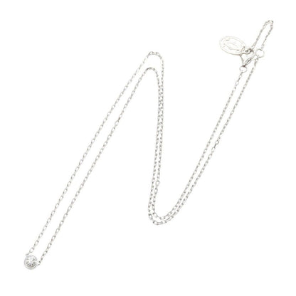 Cartier Necklace Damier SM 42 45 cm 18k White Gold Diamond — view 2