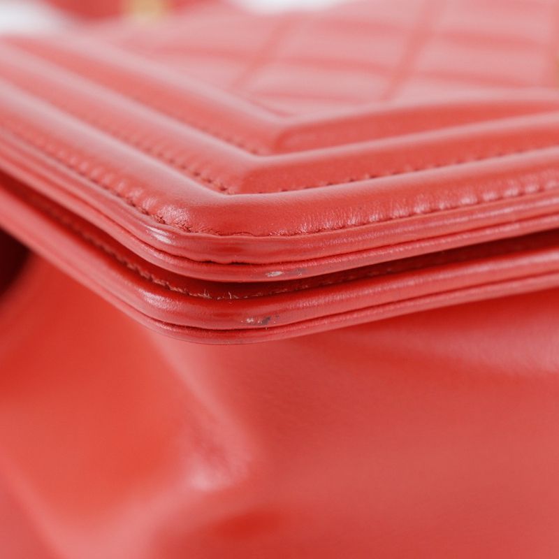 Chanel Chain Shoulder Boy Chanel Lambskin Women's Shoulder Bag