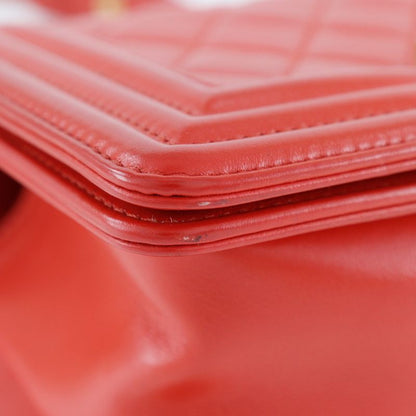 Chanel Chain Shoulder Boy Chanel Lambskin Women's Shoulder Bag