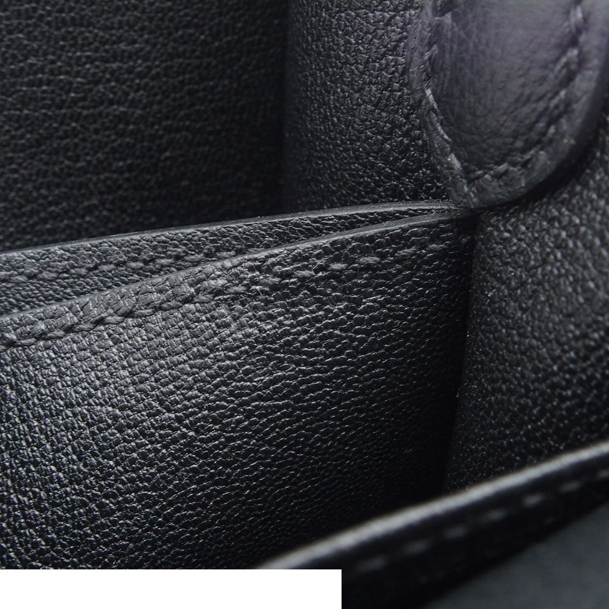 Hermes Sac Roulis Mini Black Silver Evercolor Shoulder Bag — view 7