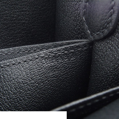 Hermes Sac Roulis Mini Black Silver Evercolor Shoulder Bag — view 7