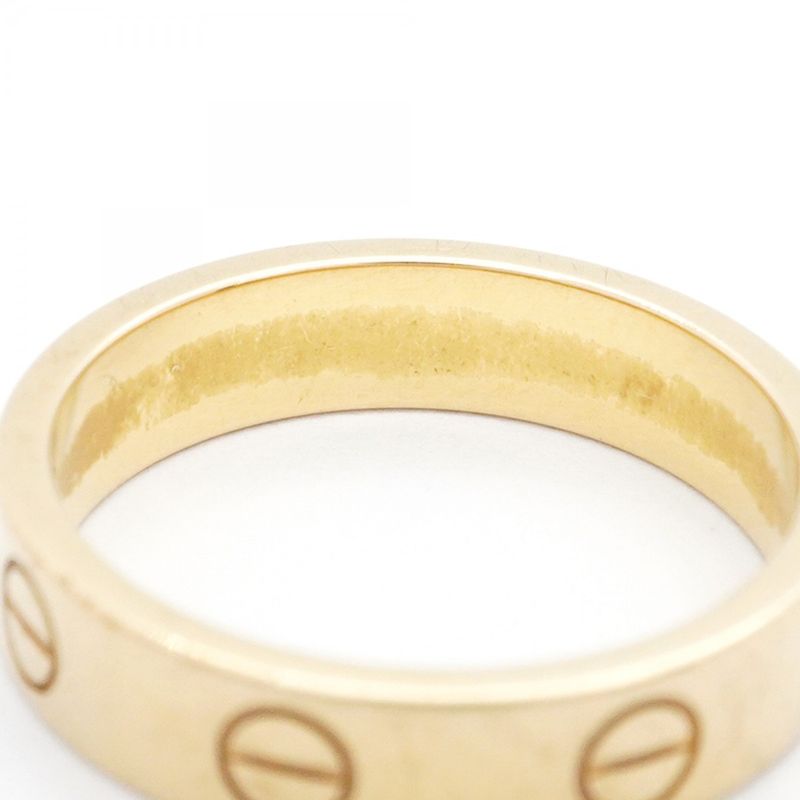 Cartier Ring Mini Love 18K Yellow Gold Yellow Gold #49 Ladies