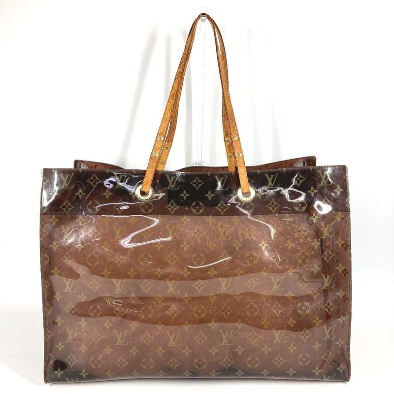 Louis Vuitton Tote Bag Cabas Cruise M50500 Vinyl/leather Brown