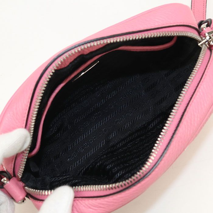 Prada 1bh096 Crossbody Shoulder Bag Leather Women