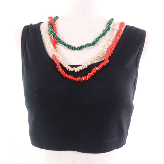 LOEWE×paulas Ibiza LOEWE×paulas Ibiza S616y27x32 Cropped Tank Top With Cotton