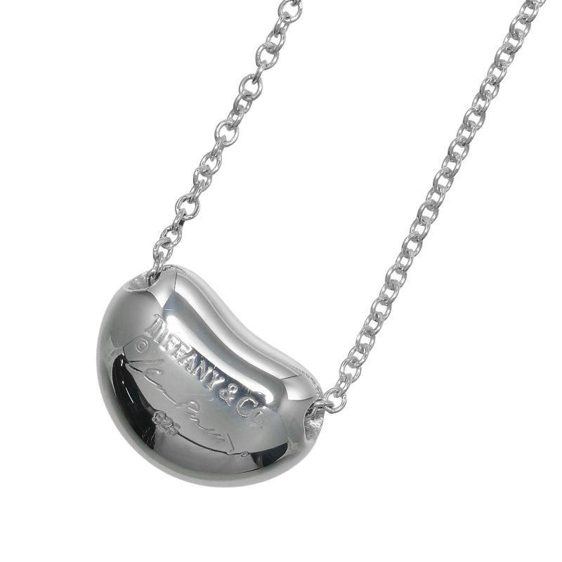 Tiffany & Co Bean Silver 925 Ladies 2.8g Necklace