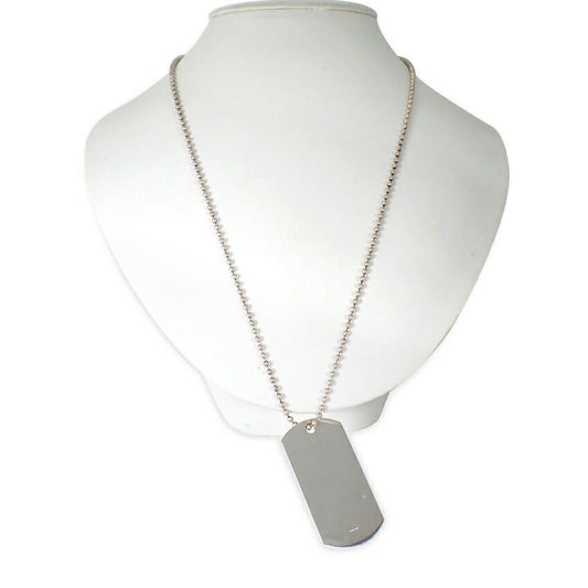 Gucci 925 Dog Tag Necklace