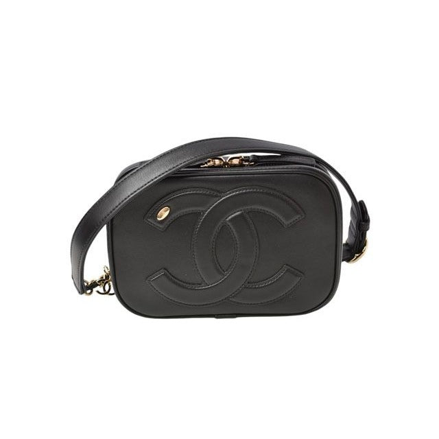 Chanel Belt Bag Chain Pouch Waist Black Gold Hardware — view 4