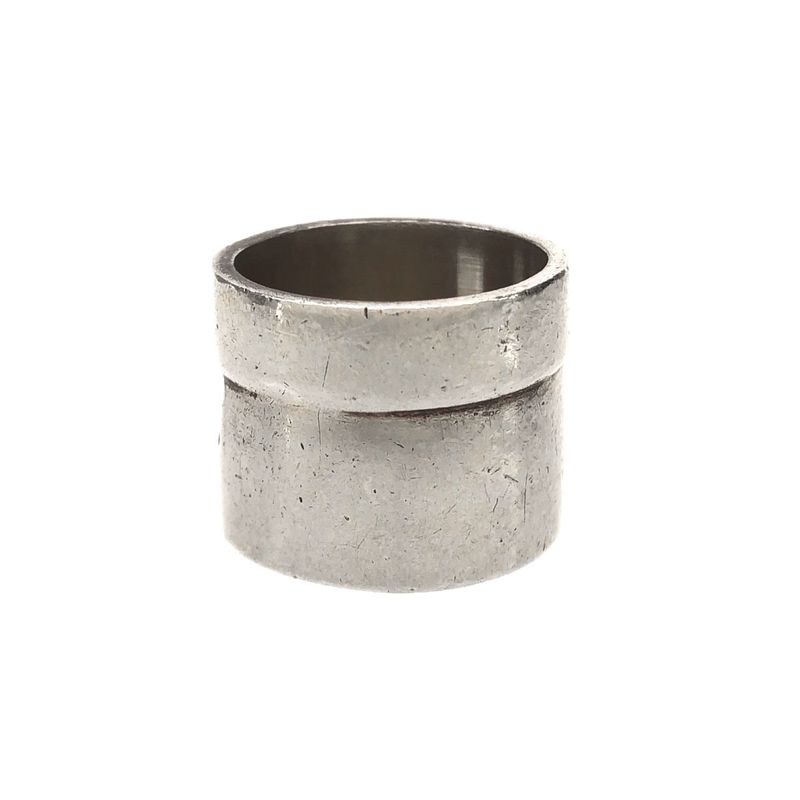 Gucci Square Cut Silver Ring Silver About Size 15