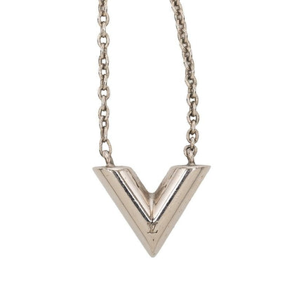 Louis Vuitton Necklace Essential Silver Metal