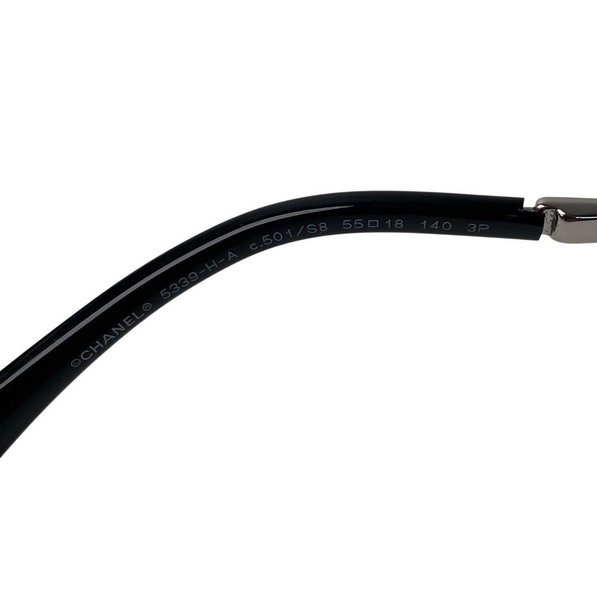 Chanel CC Logo Sunglasses Faux Pearl — view 8