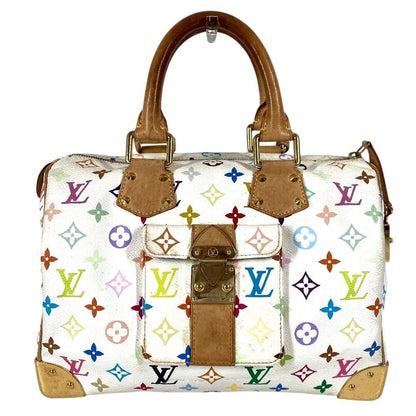 Louis Vuitton Handbag Speedy 30 Monogram Multicolor Canvas